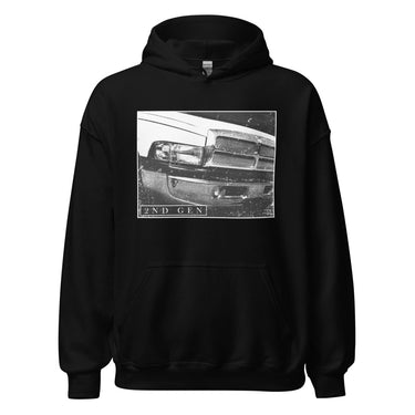 2nd Gen Dodge Ram Photograph - Hoodie in Black